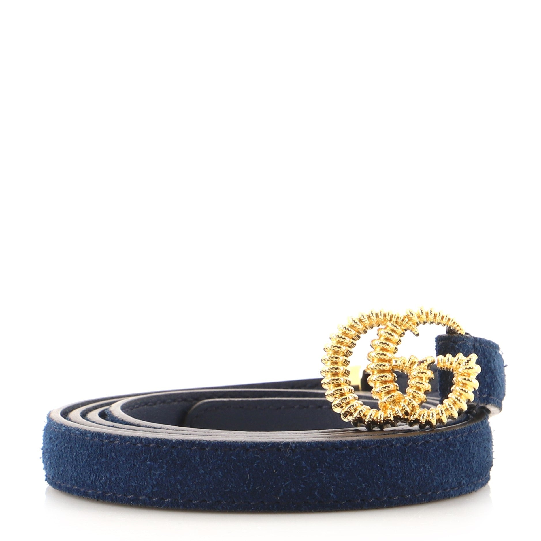 GG Torchon Belt Suede Thin 100
