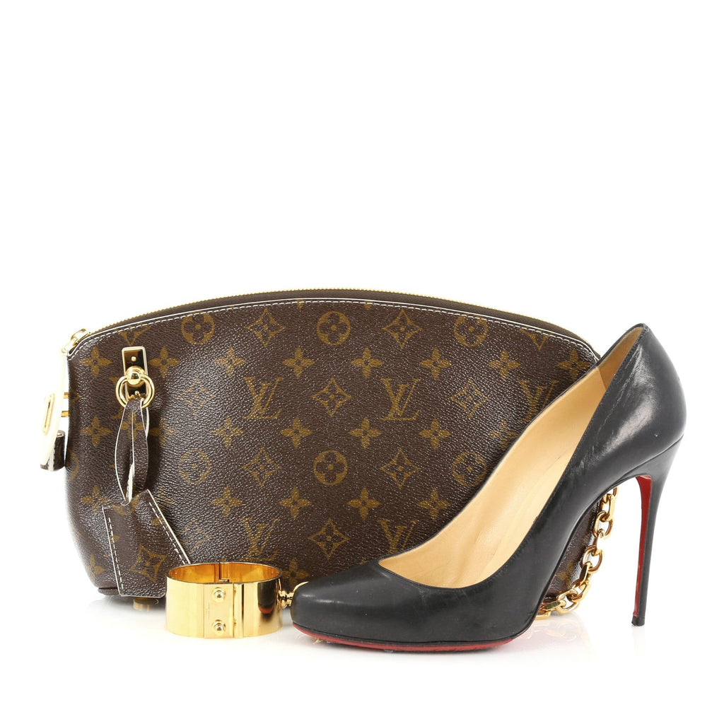 Lockit Cuff Clutch Monogram Fetish Canvas