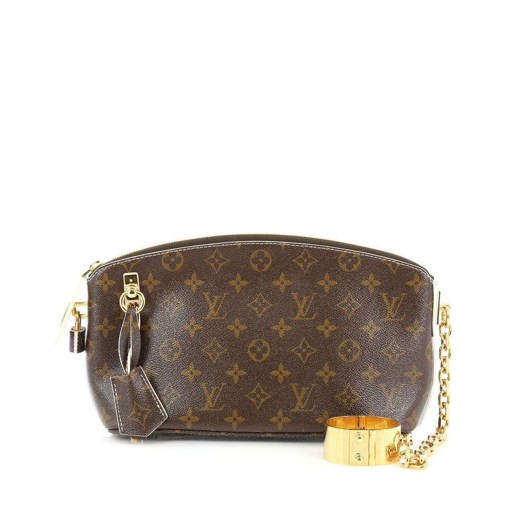 Lockit Cuff Clutch Monogram Fetish Canvas