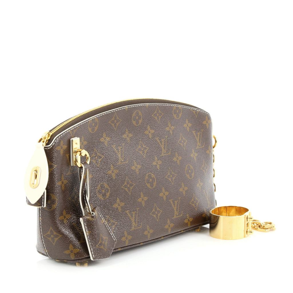 Lockit Cuff Clutch Monogram Fetish Canvas