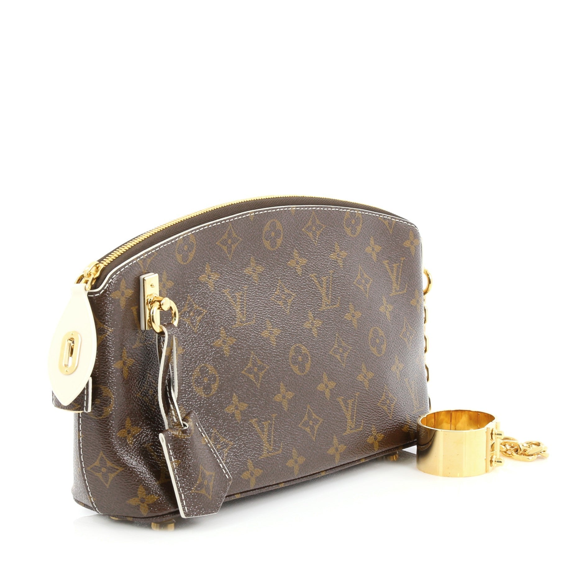 Lockit Cuff Clutch Monogram Fetish Canvas