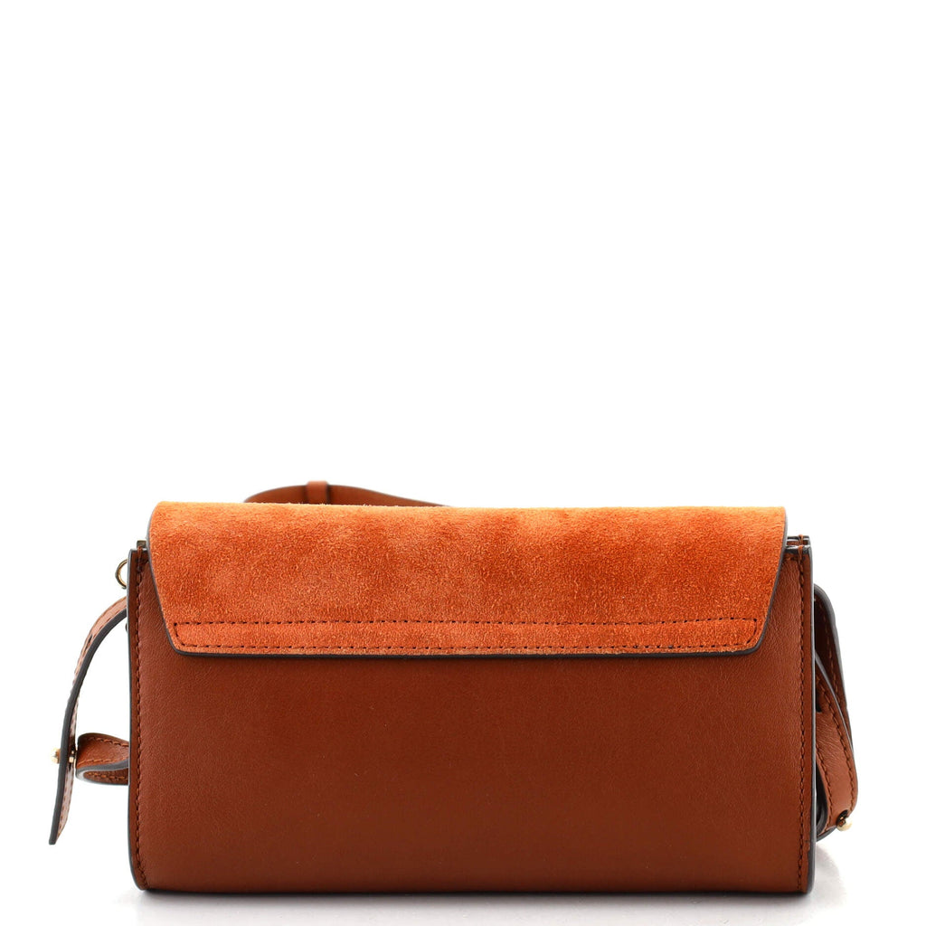 Faye Shoulder Bag Leather and Suede Mini