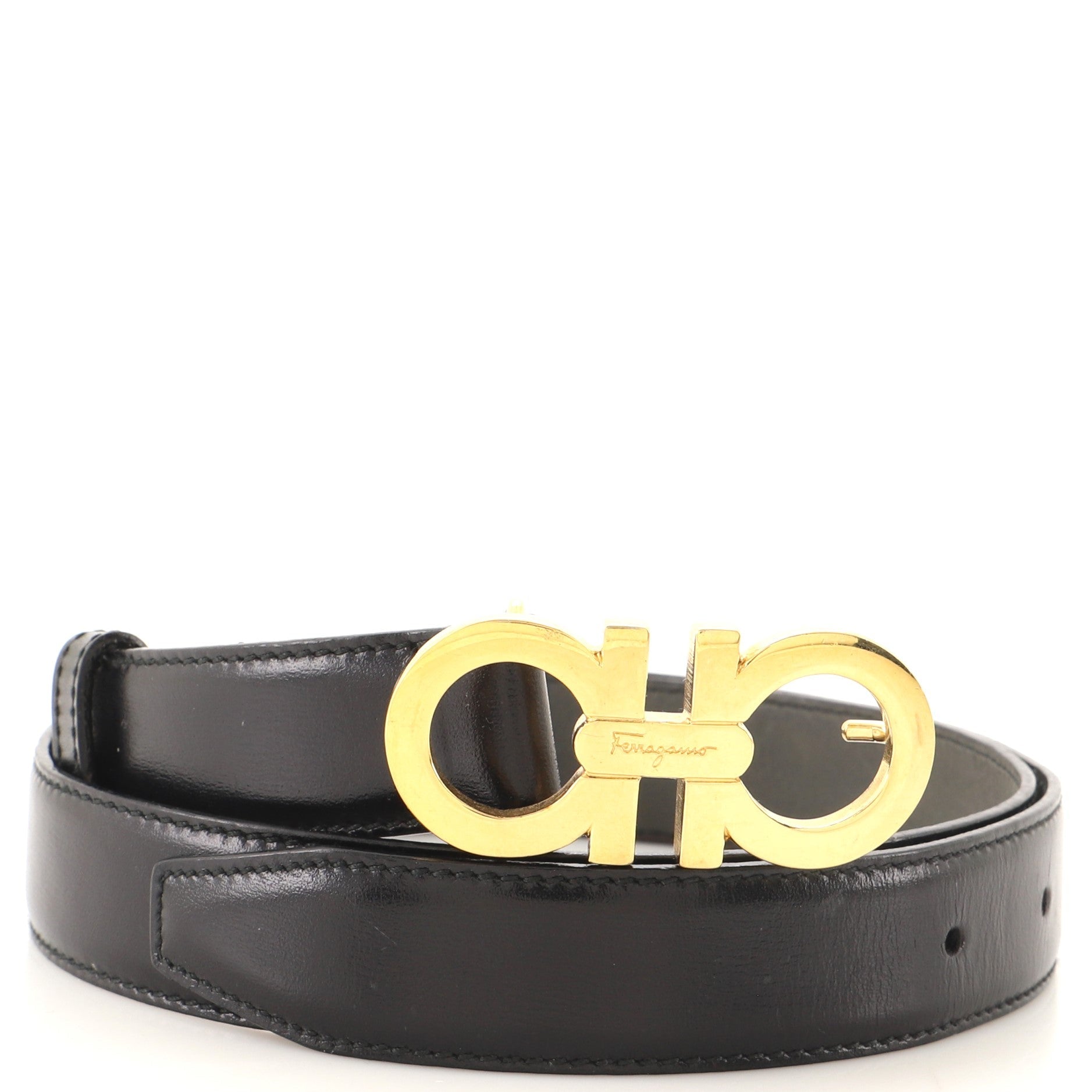 Gancini Belt Leather Thin 70