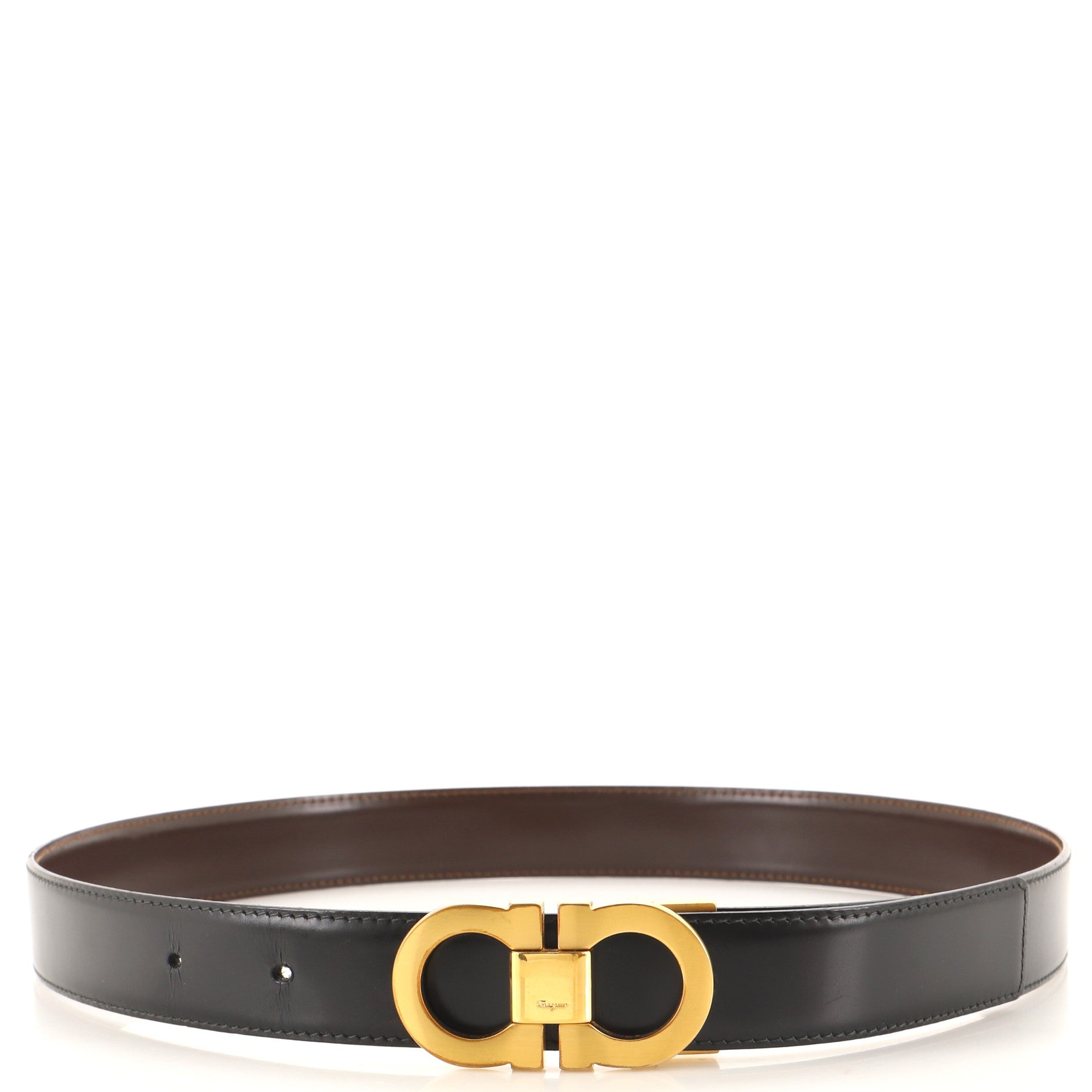 Gancini Reversible Belt Leather Medium 85