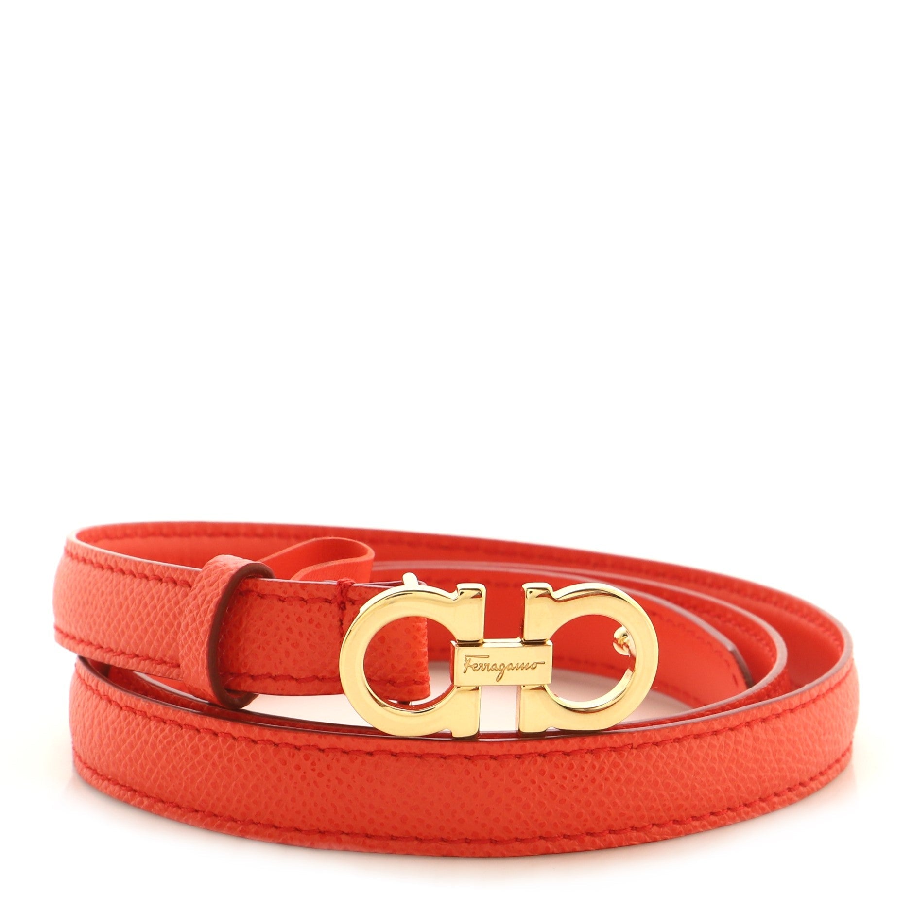 Gancini Belt Leather Thin 85