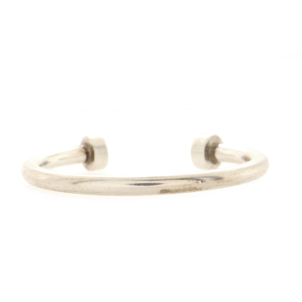 Return To Tiffany Circle Edge Cuff Bracelet Sterling Silver