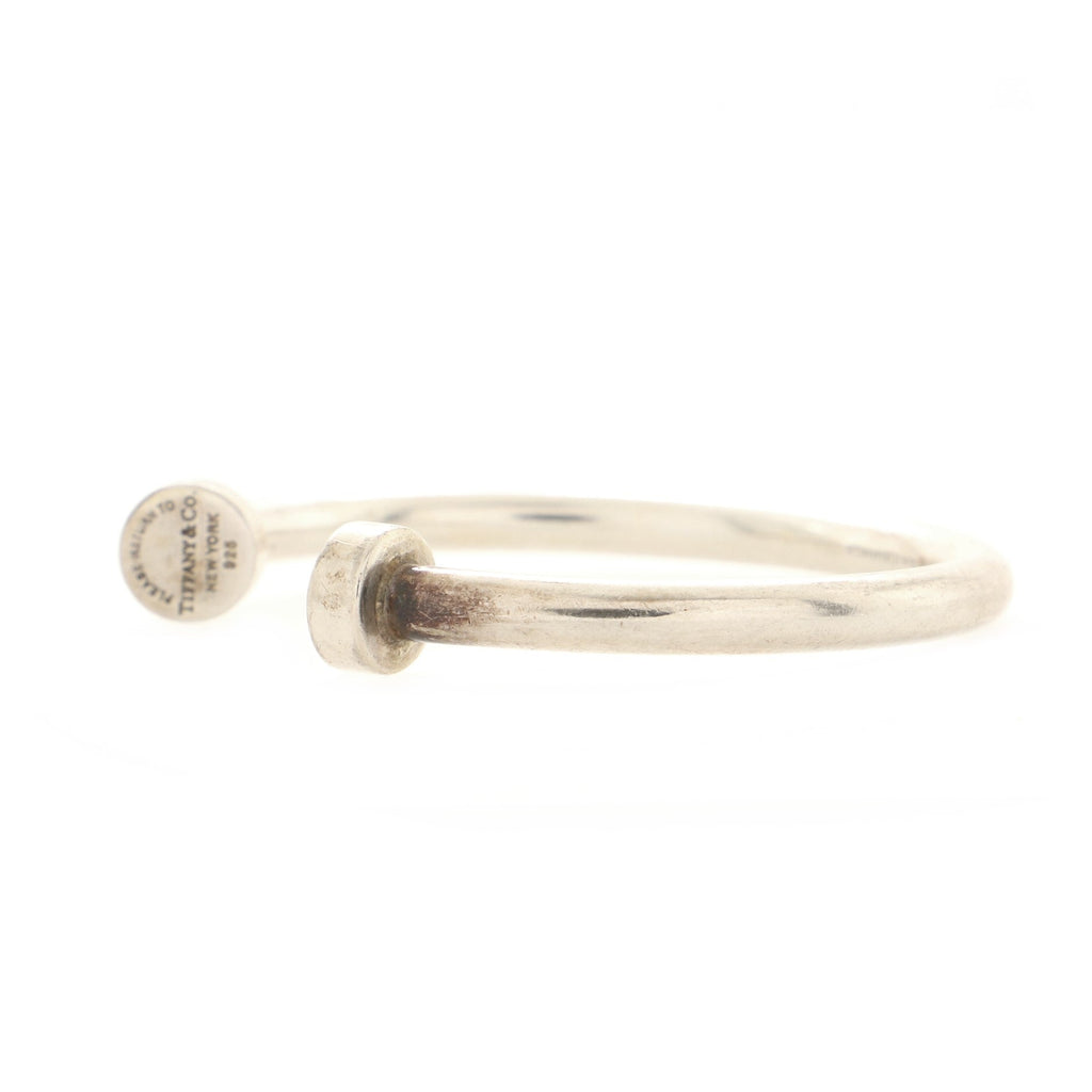 Return To Tiffany Circle Edge Cuff Bracelet Sterling Silver