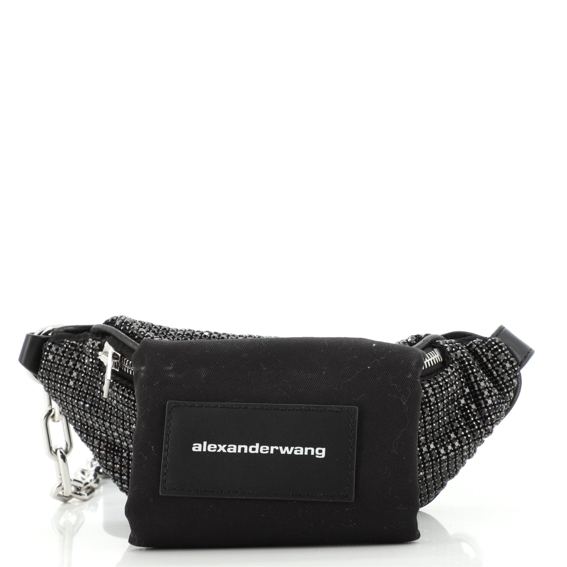 Attica Waist Bag Leather and Crystals Mini