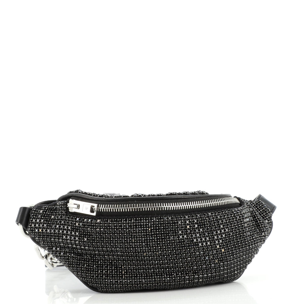 Attica Waist Bag Leather and Crystals Mini