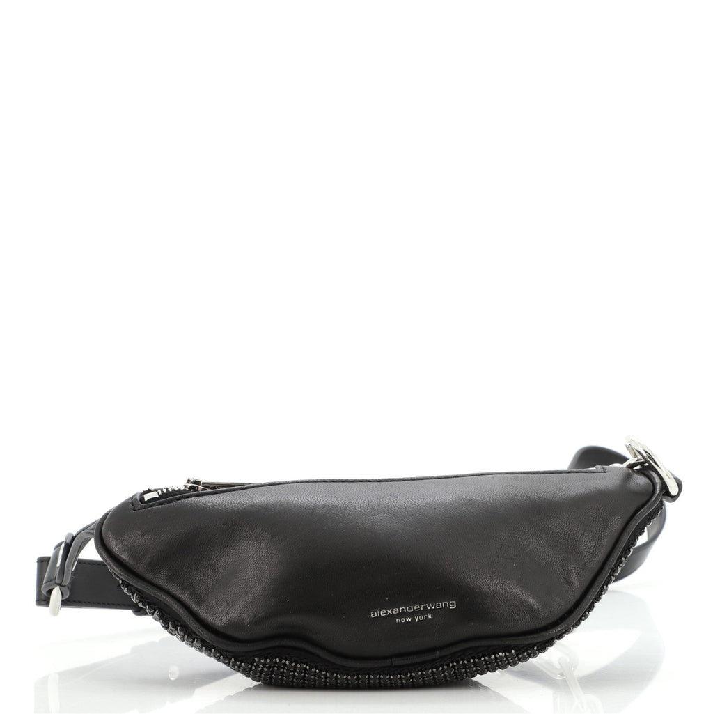 Attica Waist Bag Leather and Crystals Mini