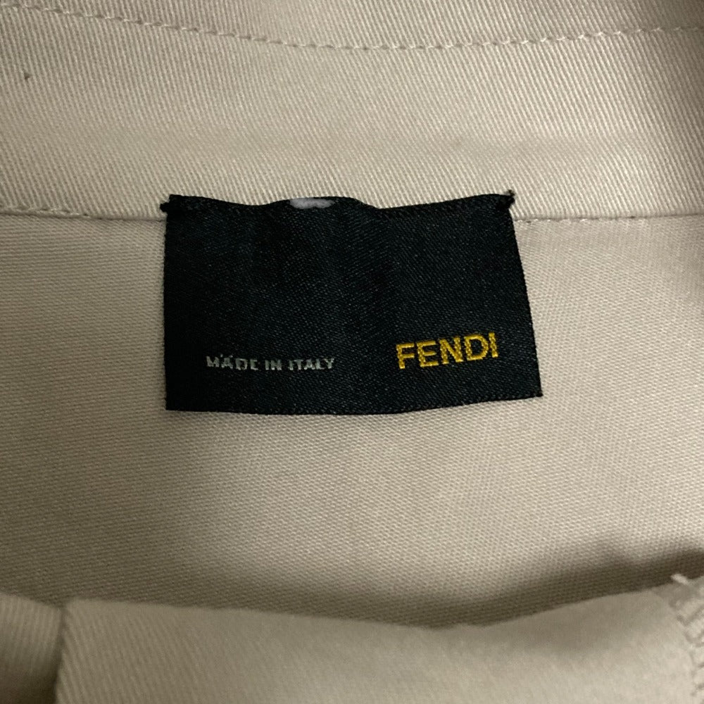 Fendi Front Button Wool Skirt
