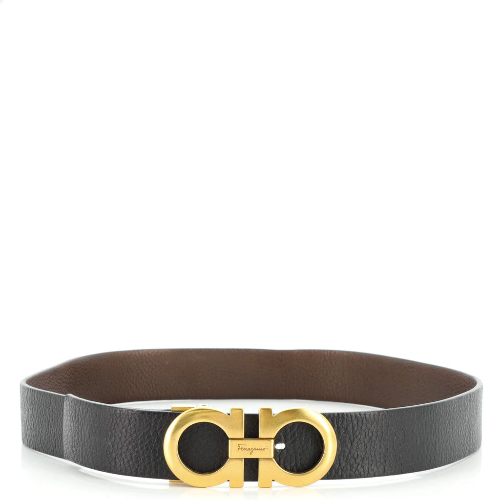 Gancini Reversible Belt Leather Wide 85