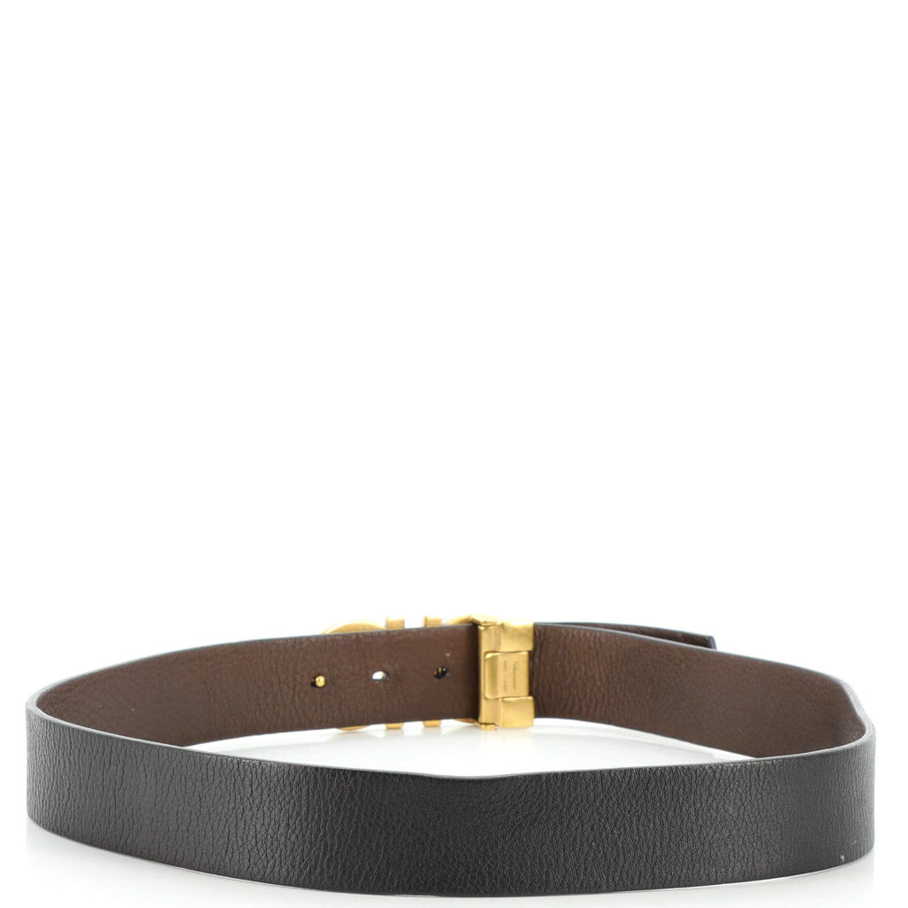 Gancini Reversible Belt Leather Wide 85