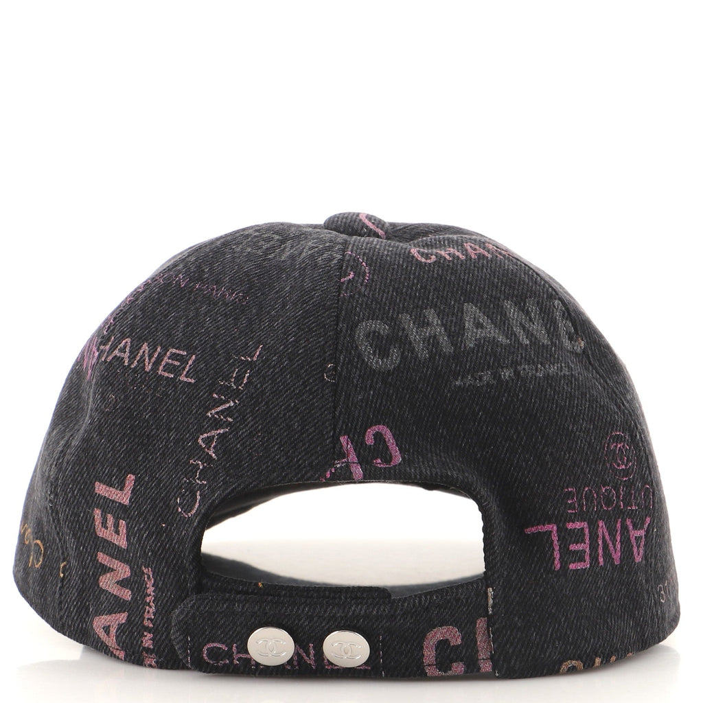 Denim Mood Baseball Cap Logo Printed Denim XXL