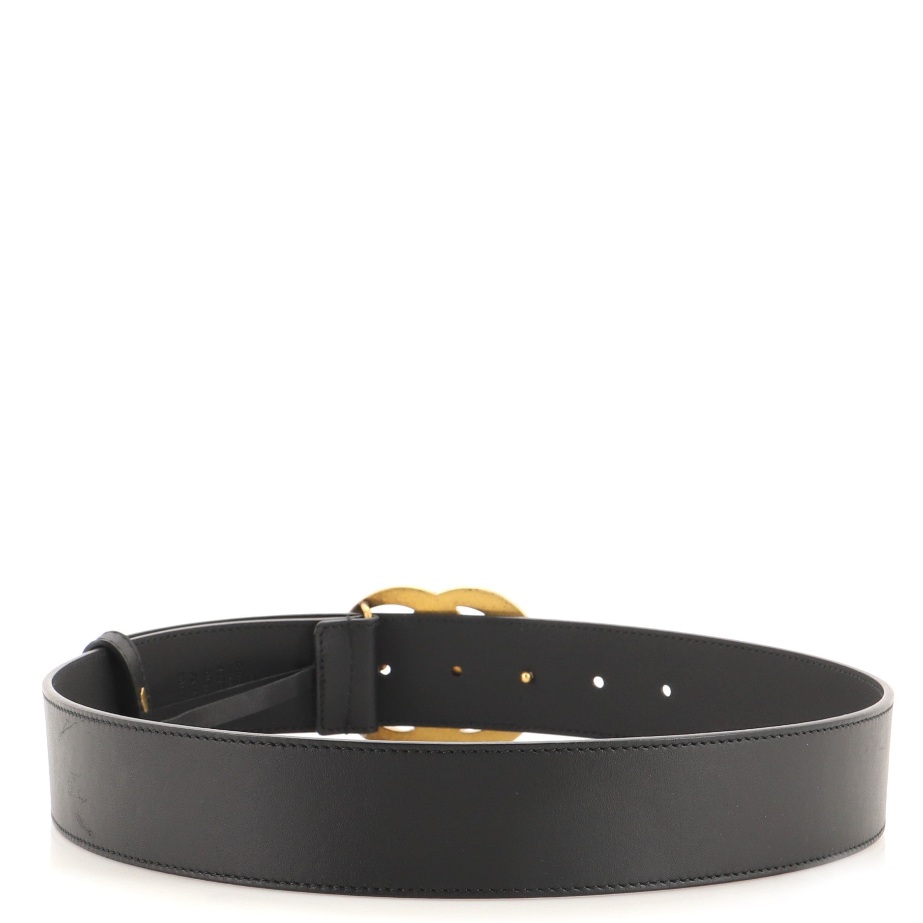 Pearly GG Marmont Belt Leather Wide 75