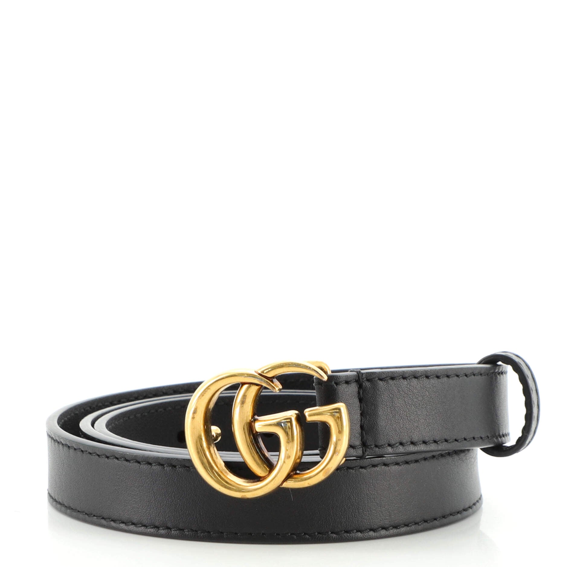 GG Marmont Belt Leather Thin 85