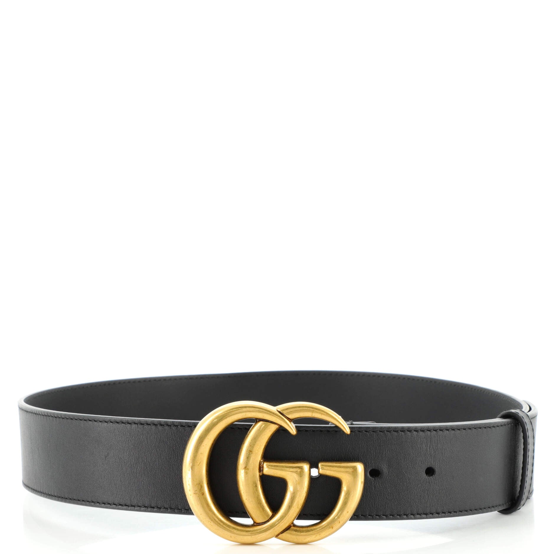GG Marmont Belt Leather Wide 80