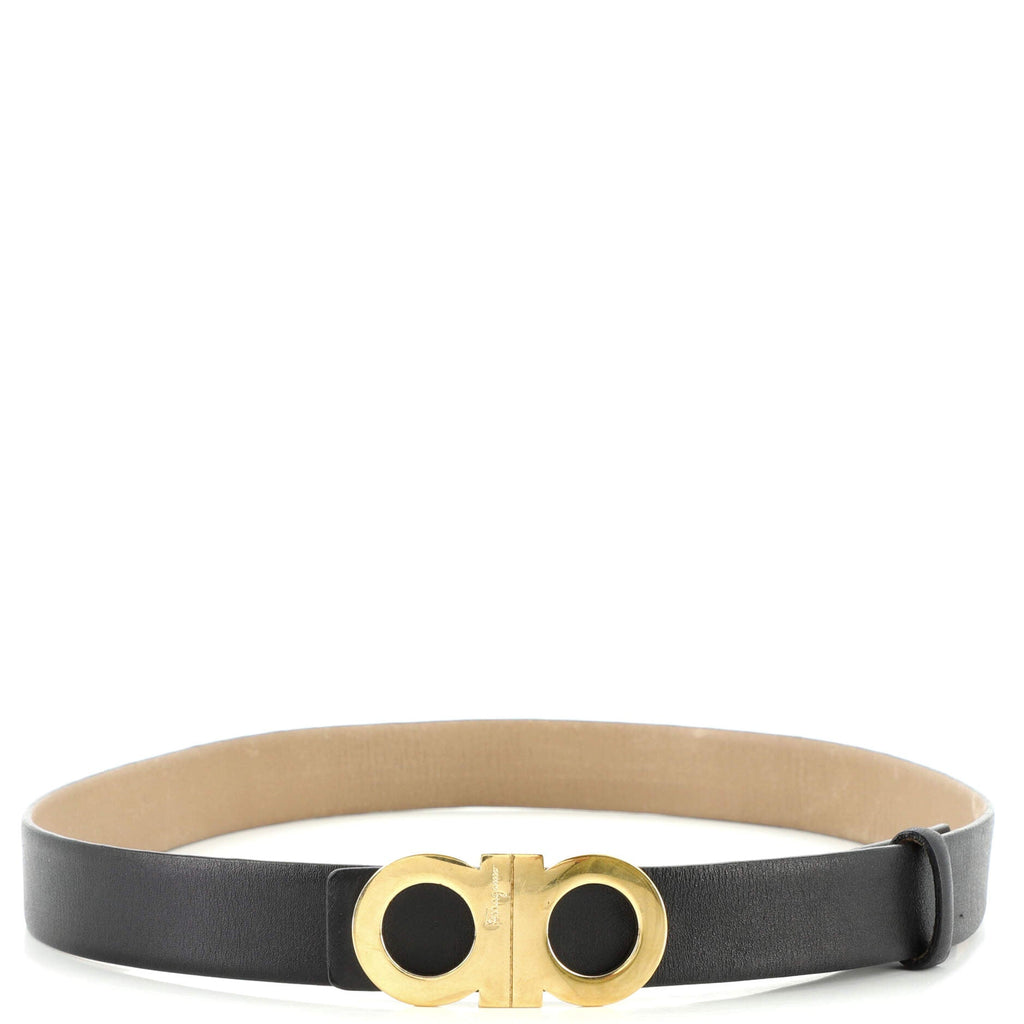 Gancini Reversible Belt Leather Thin 85