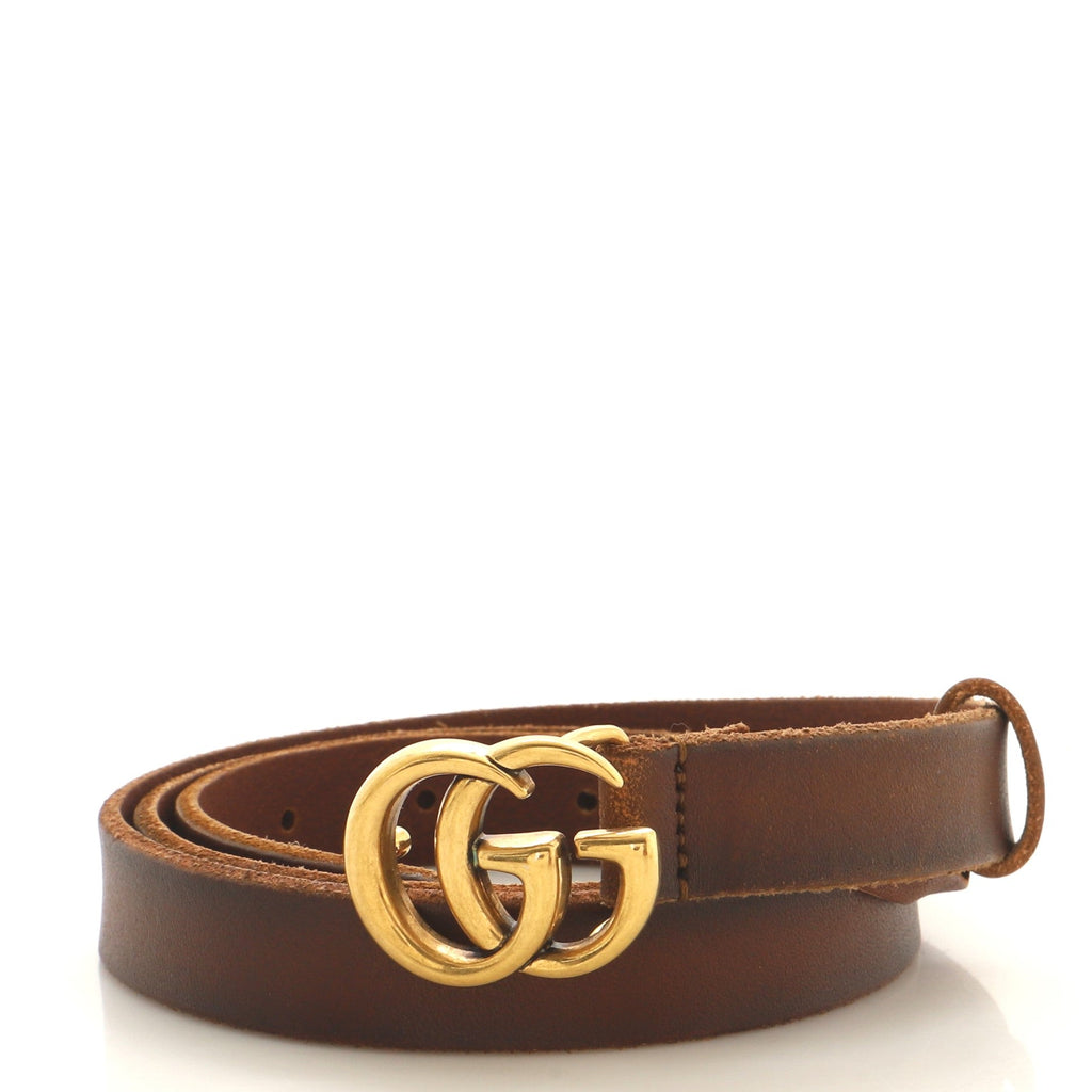 GG Marmont Belt Leather Thin 75