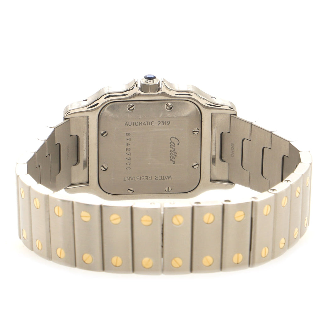 Santos de Cartier Galbee Automatic Watch Stainless Steel and Yellow Gold 29