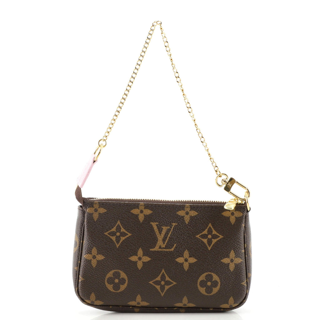 Pochette Accessoires Limited Edition Vivienne Xmas Monogram Canvas Mini