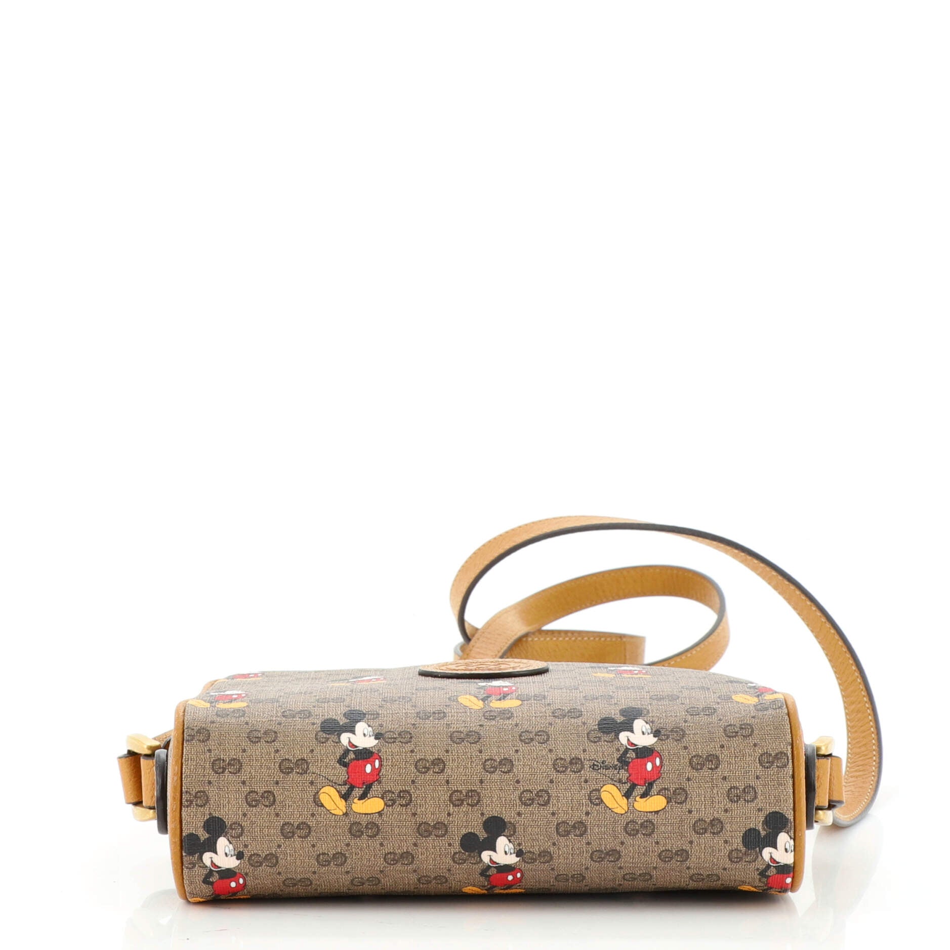 Disney Mickey Mouse Shoulder Bag Printed Mini GG Coated Canvas Mini