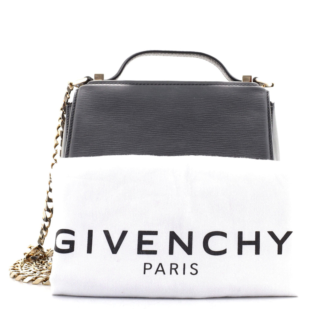 Chain Pandora Box Bag Leather Mini