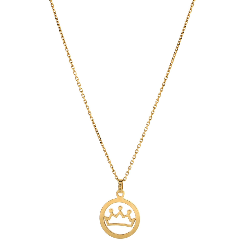 Tiara Pendant Necklace 18K Yellow Gold