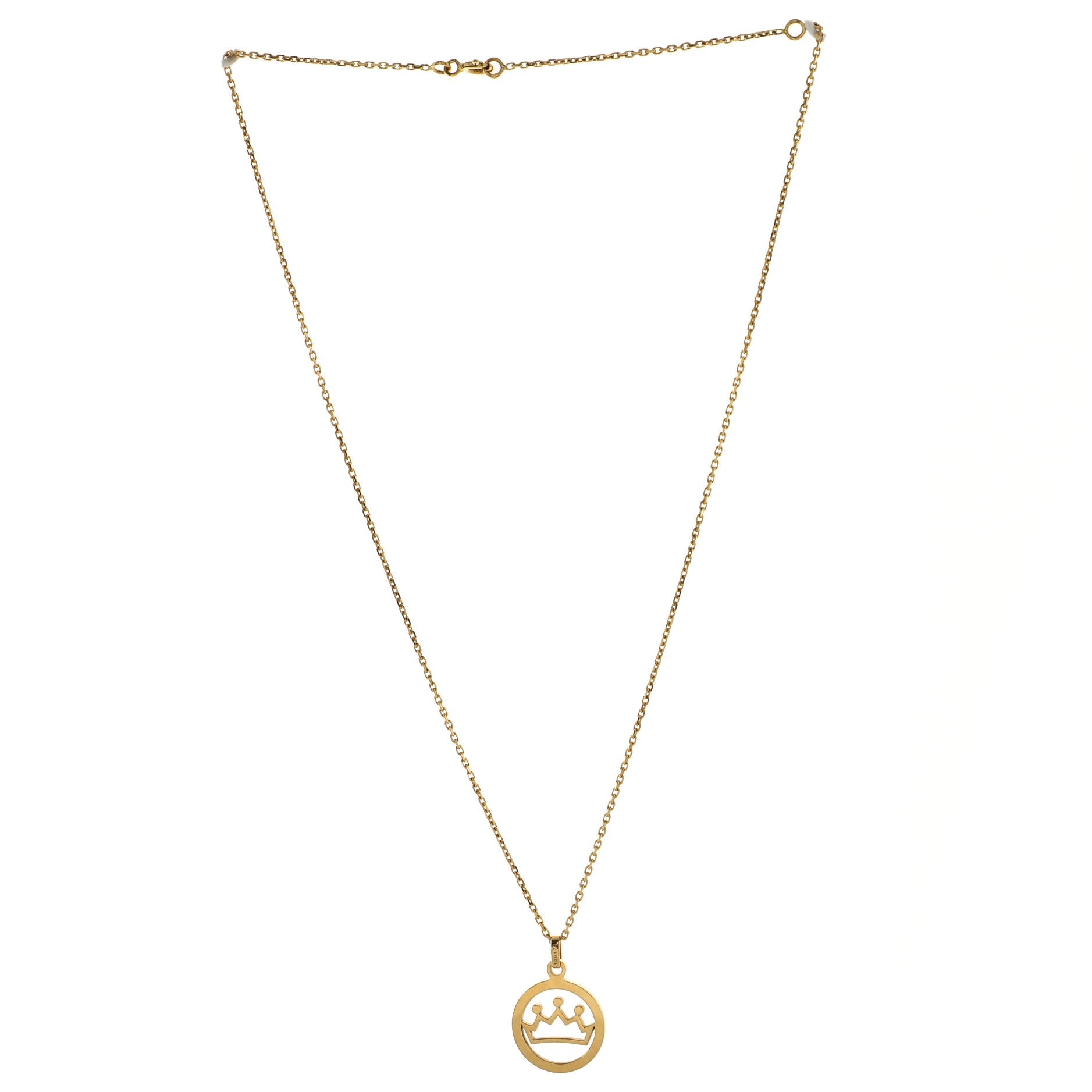 Tiara Pendant Necklace 18K Yellow Gold