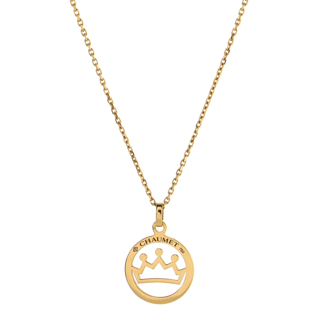 Tiara Pendant Necklace 18K Yellow Gold