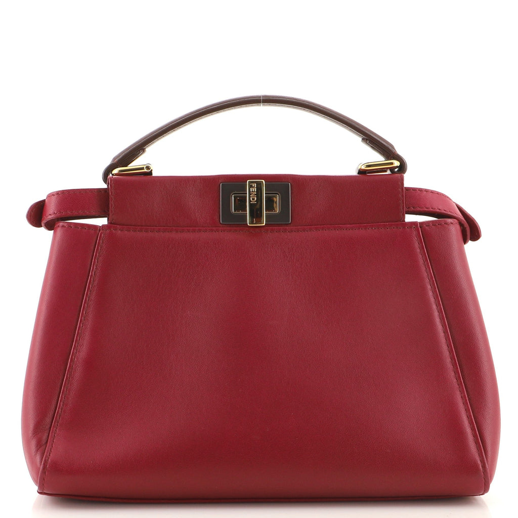 Peekaboo Bag Leather Mini