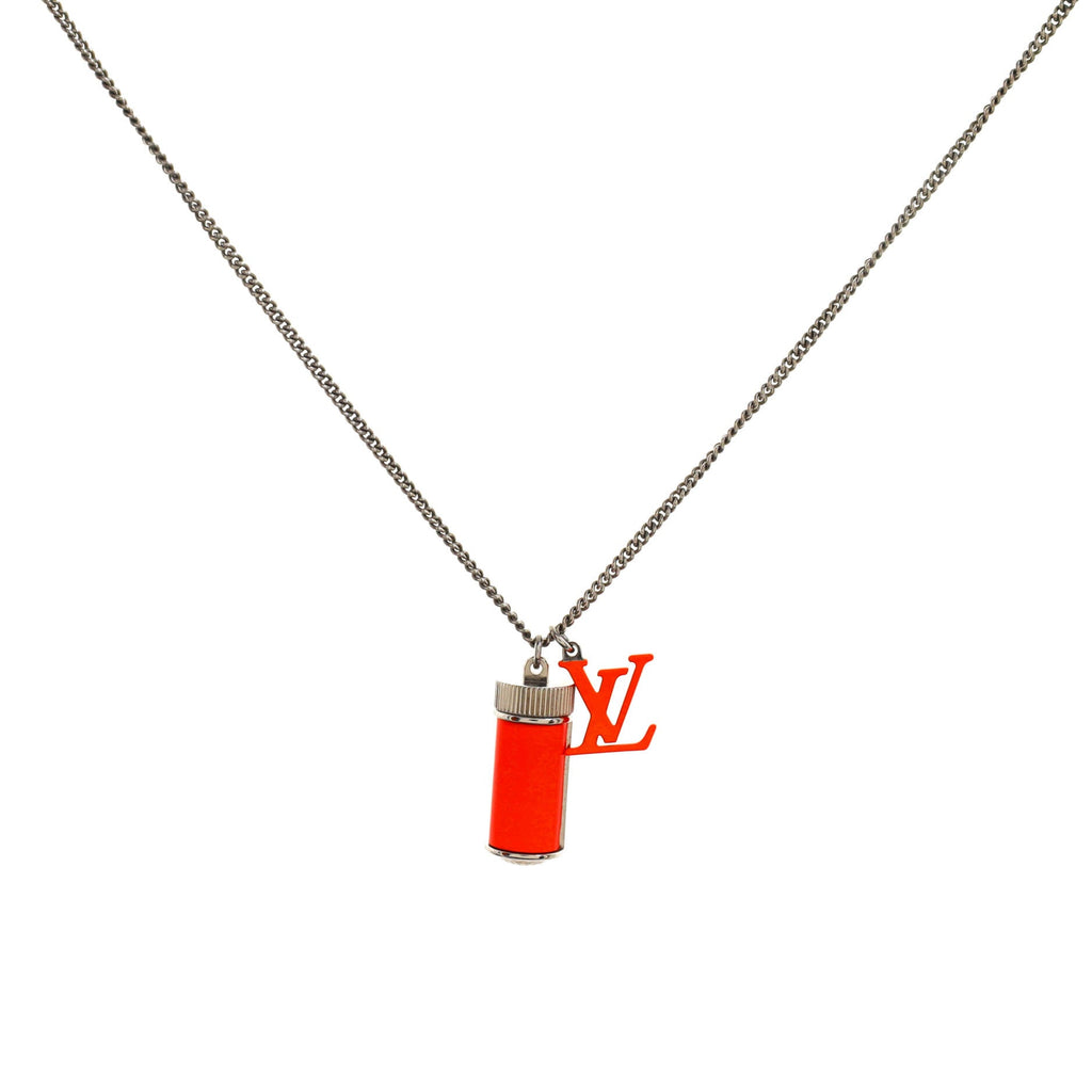 LV Collier Fluo Charm Pendant Necklace Metal