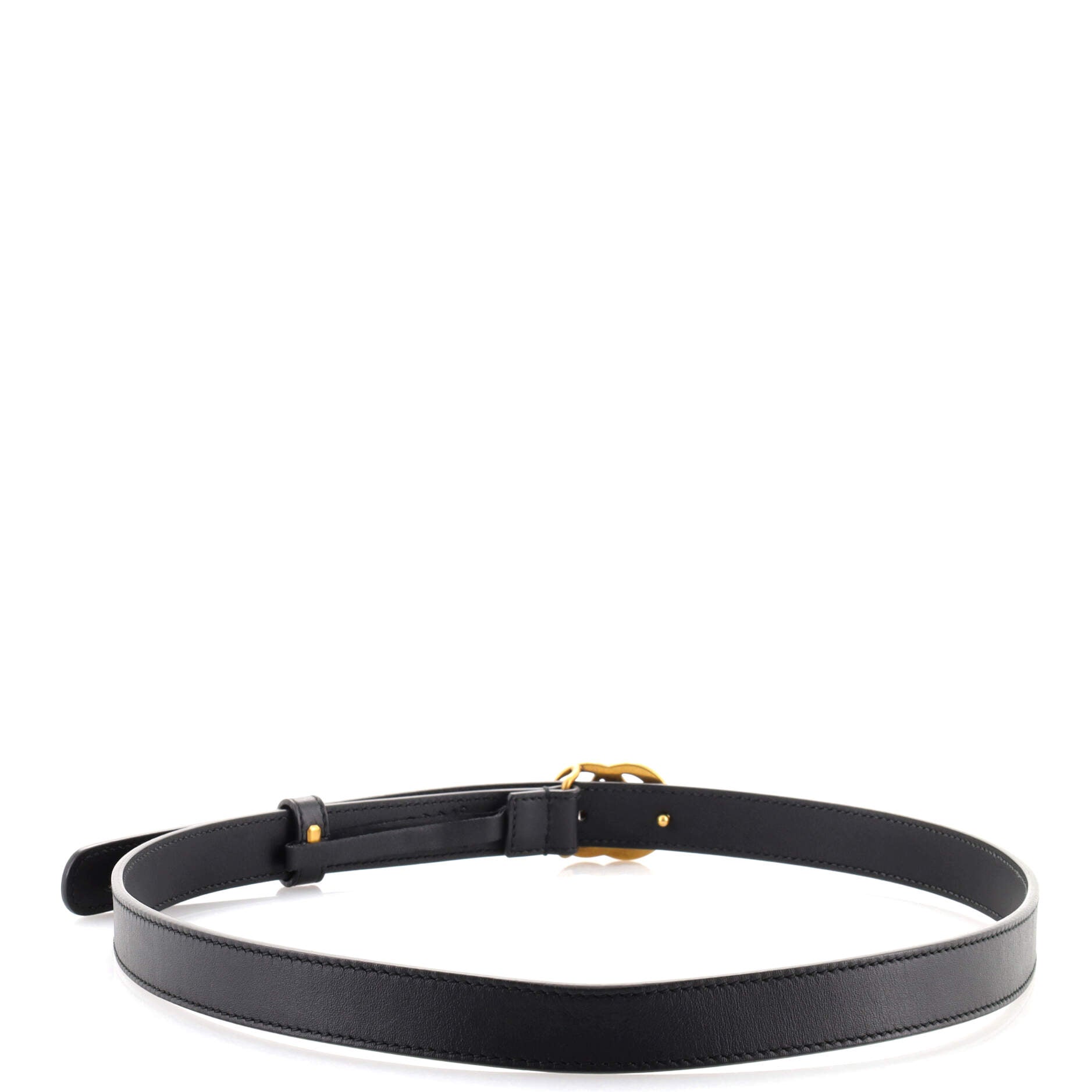 GG Marmont Belt Leather Thin 80