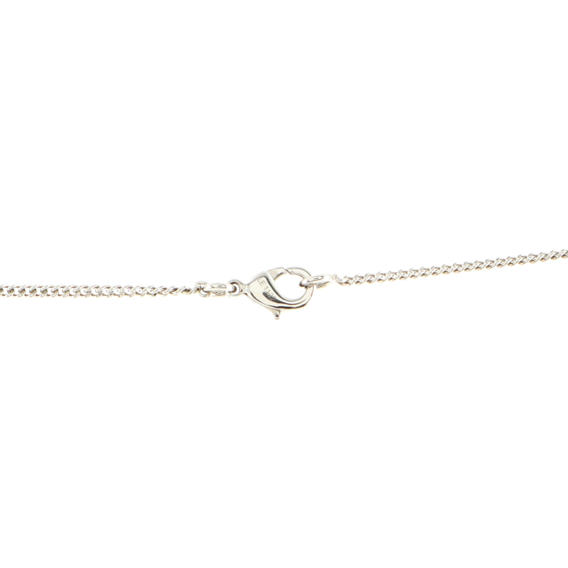 Coral Pull Tab Anchor Charms Necklace Metal with Enamel