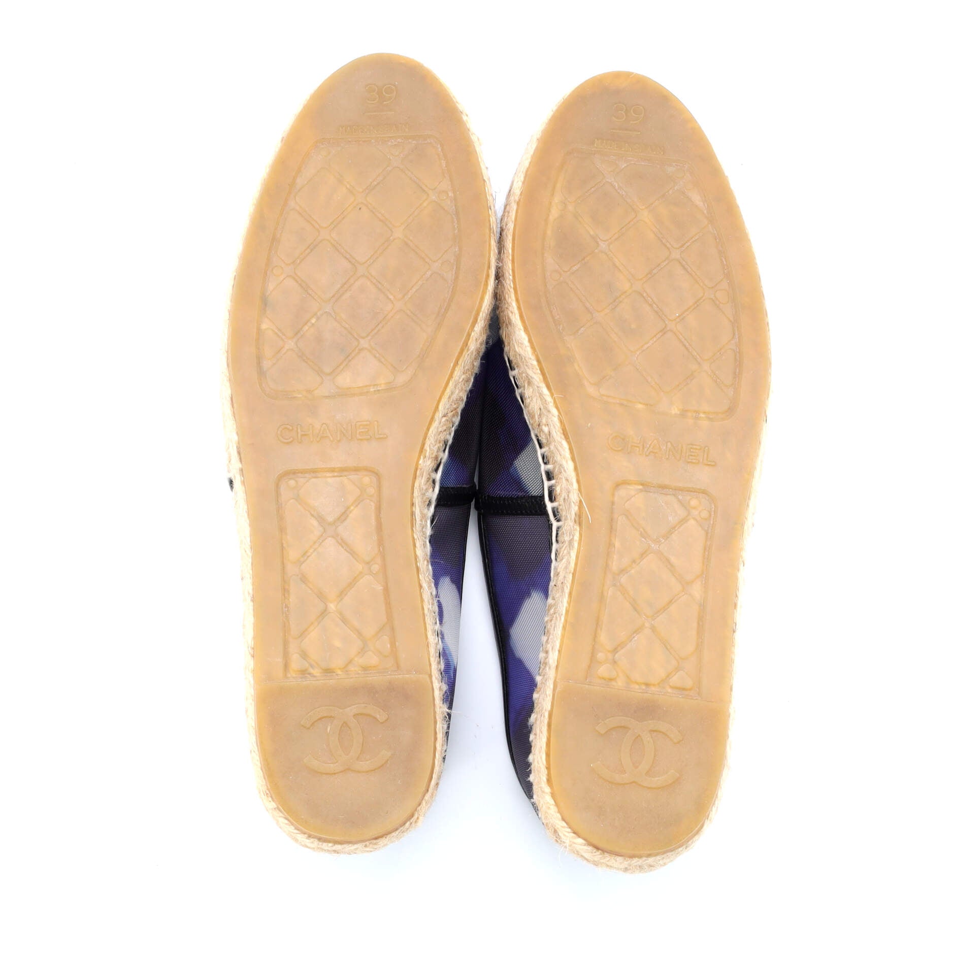 Women's CC Espadrilles Printed Mesh with Leather