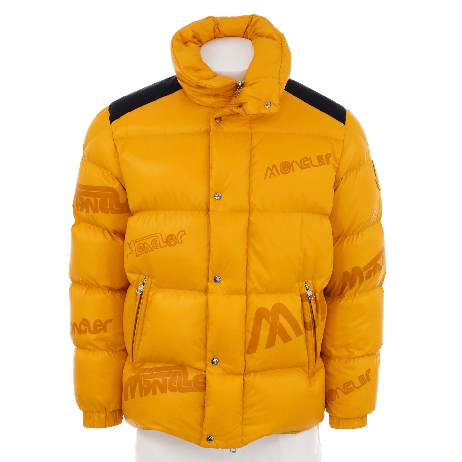 Men's Genius 2 1952 Mare Logo Puffer Jacket Printed Quilted Nylon with Down