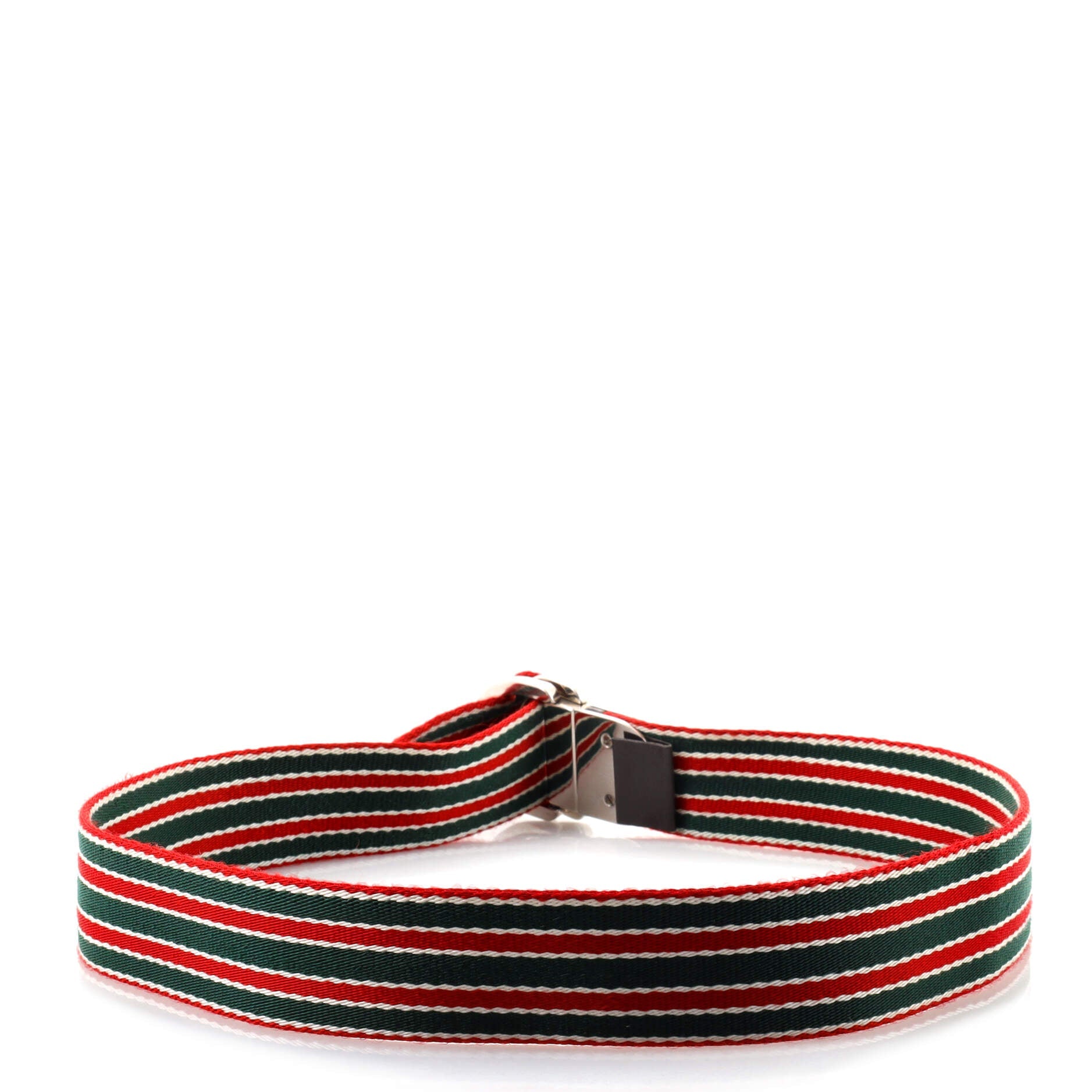 Logo Buckle Web Belt Canvas Wide 85