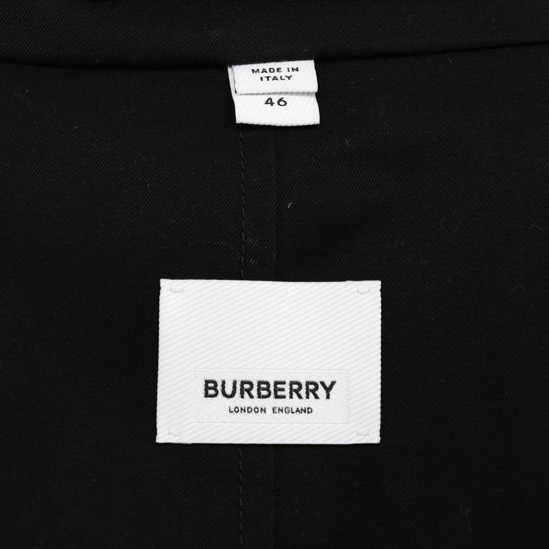 Men's Panelled Gabardine Car Coat Cotton
