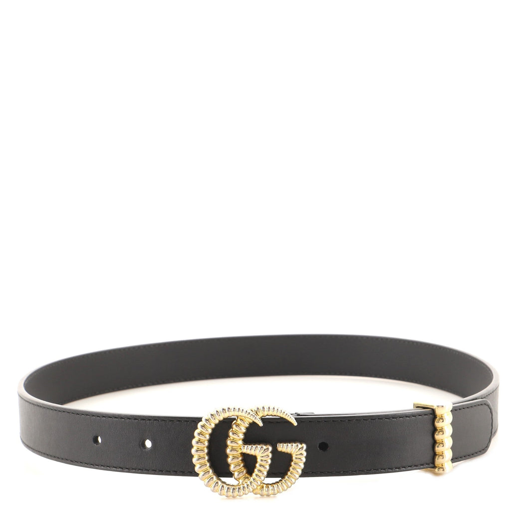 GG Torchon Belt Leather Thin 75