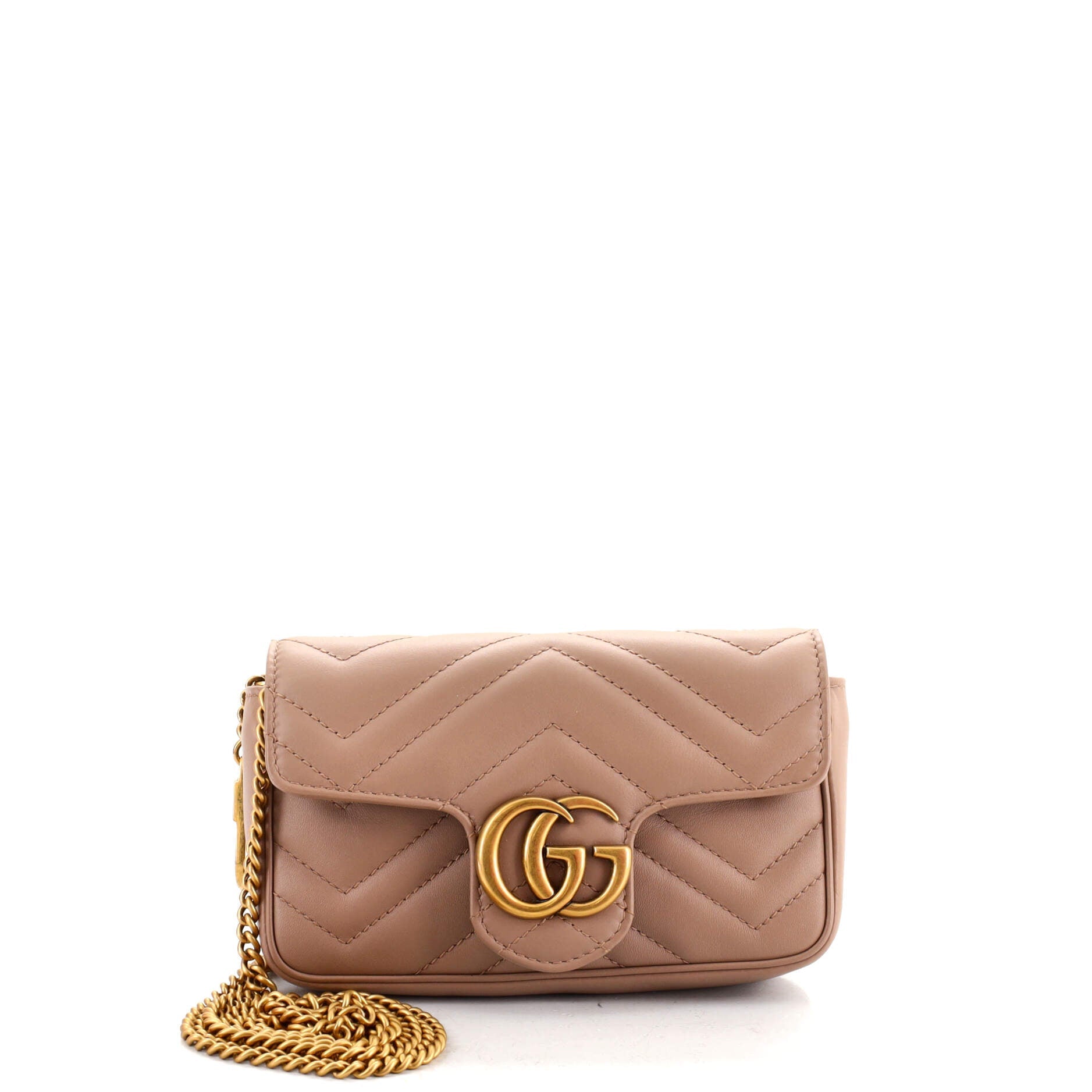 GG Marmont Flap Bag Matelasse Leather Super Mini
