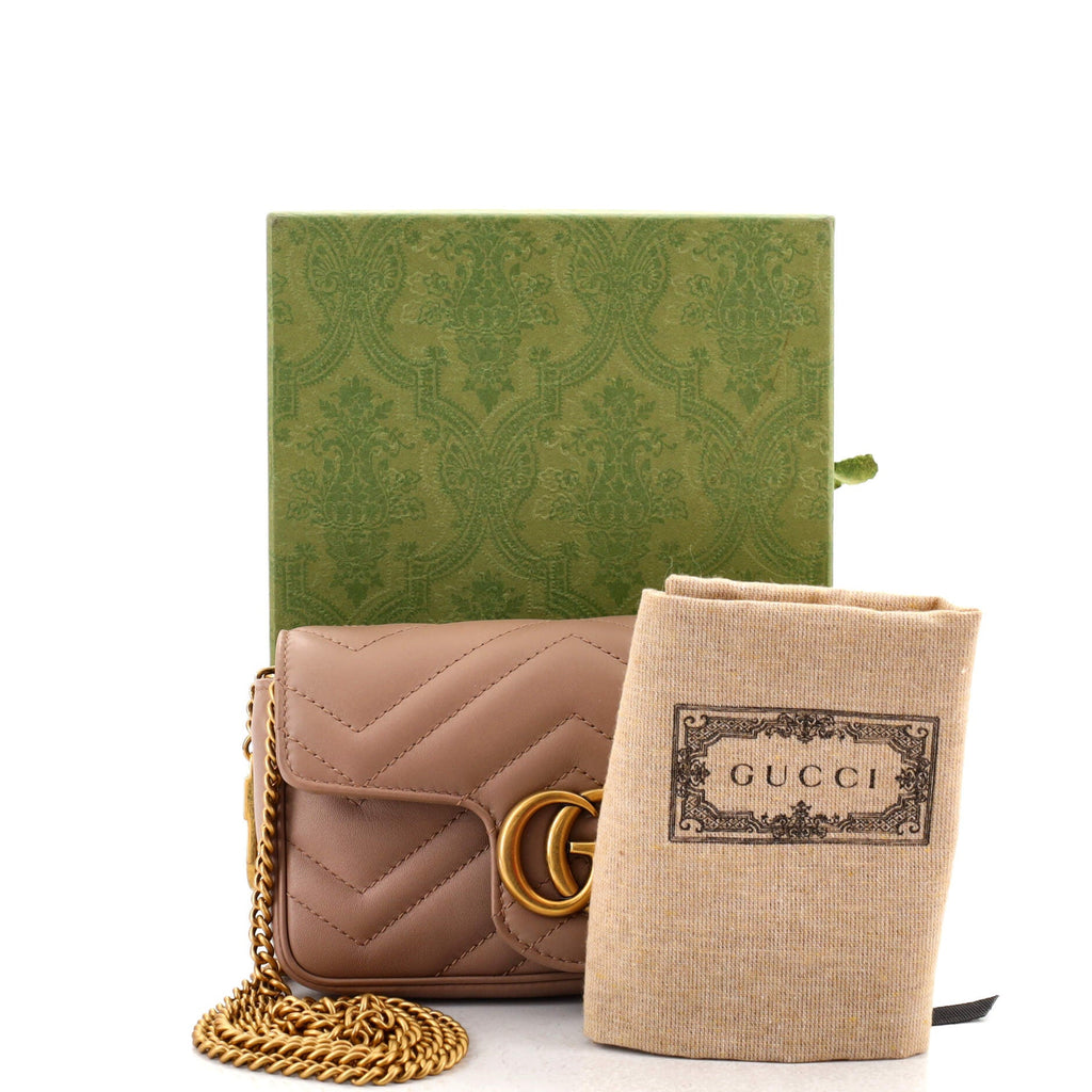 GG Marmont Flap Bag Matelasse Leather Super Mini