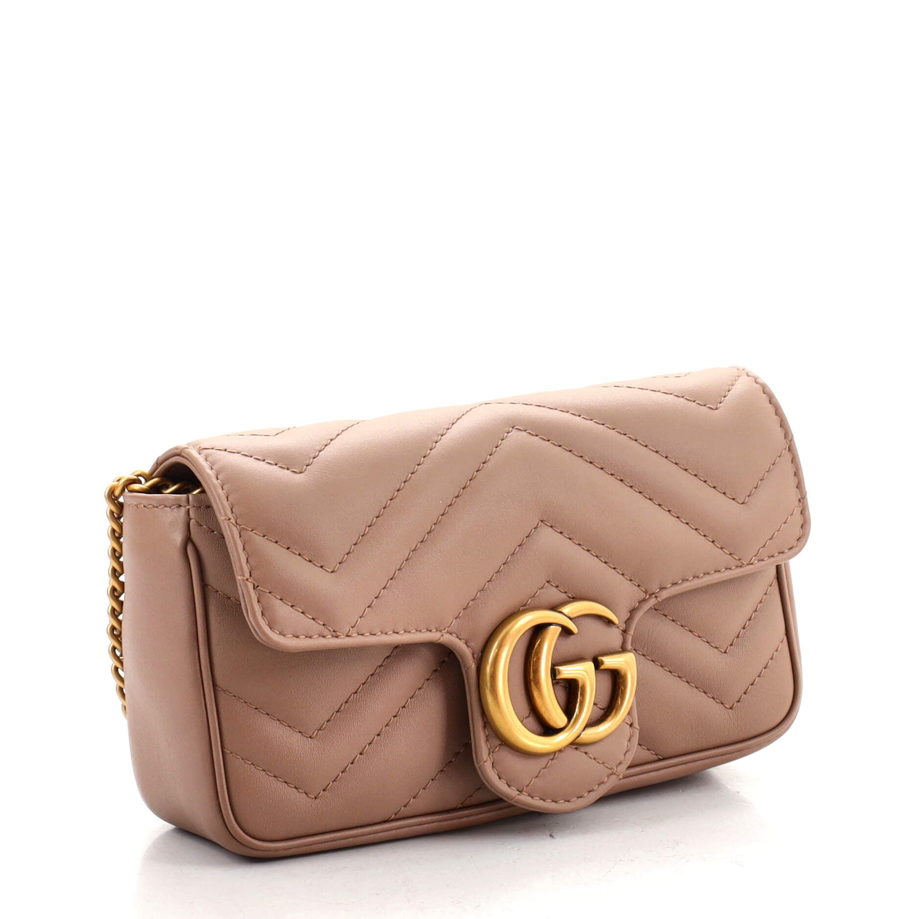 GG Marmont Flap Bag Matelasse Leather Super Mini