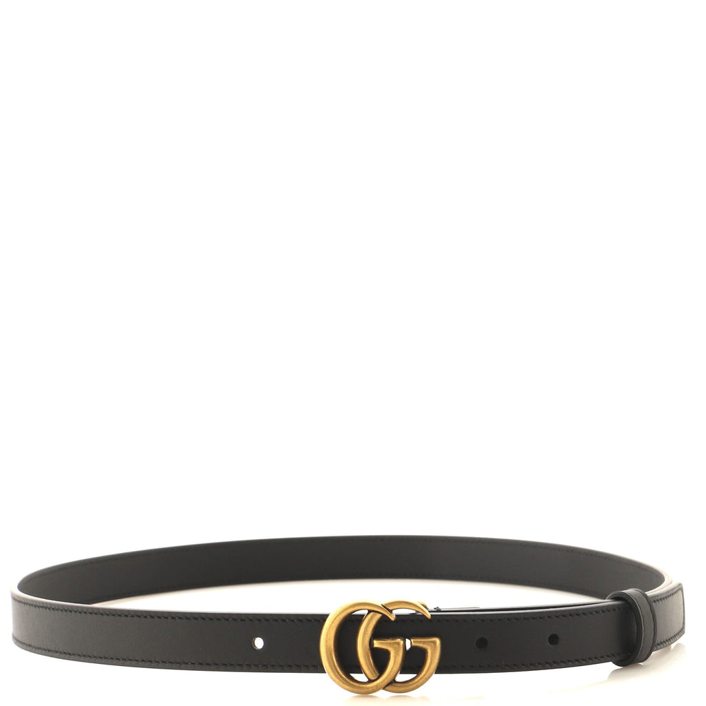 GG Marmont Belt Leather Thin 80