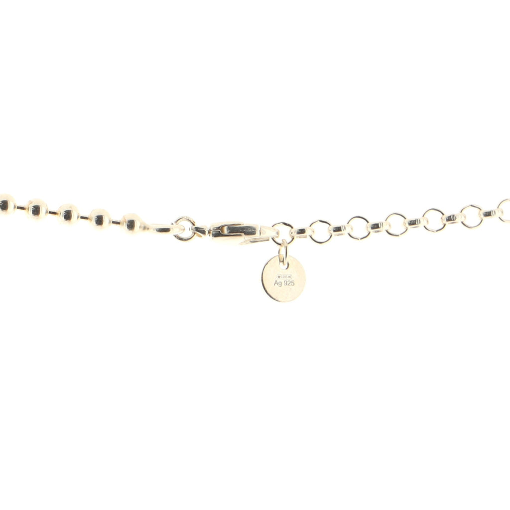 Interlocking G Pendant Necklace Sterling Silver