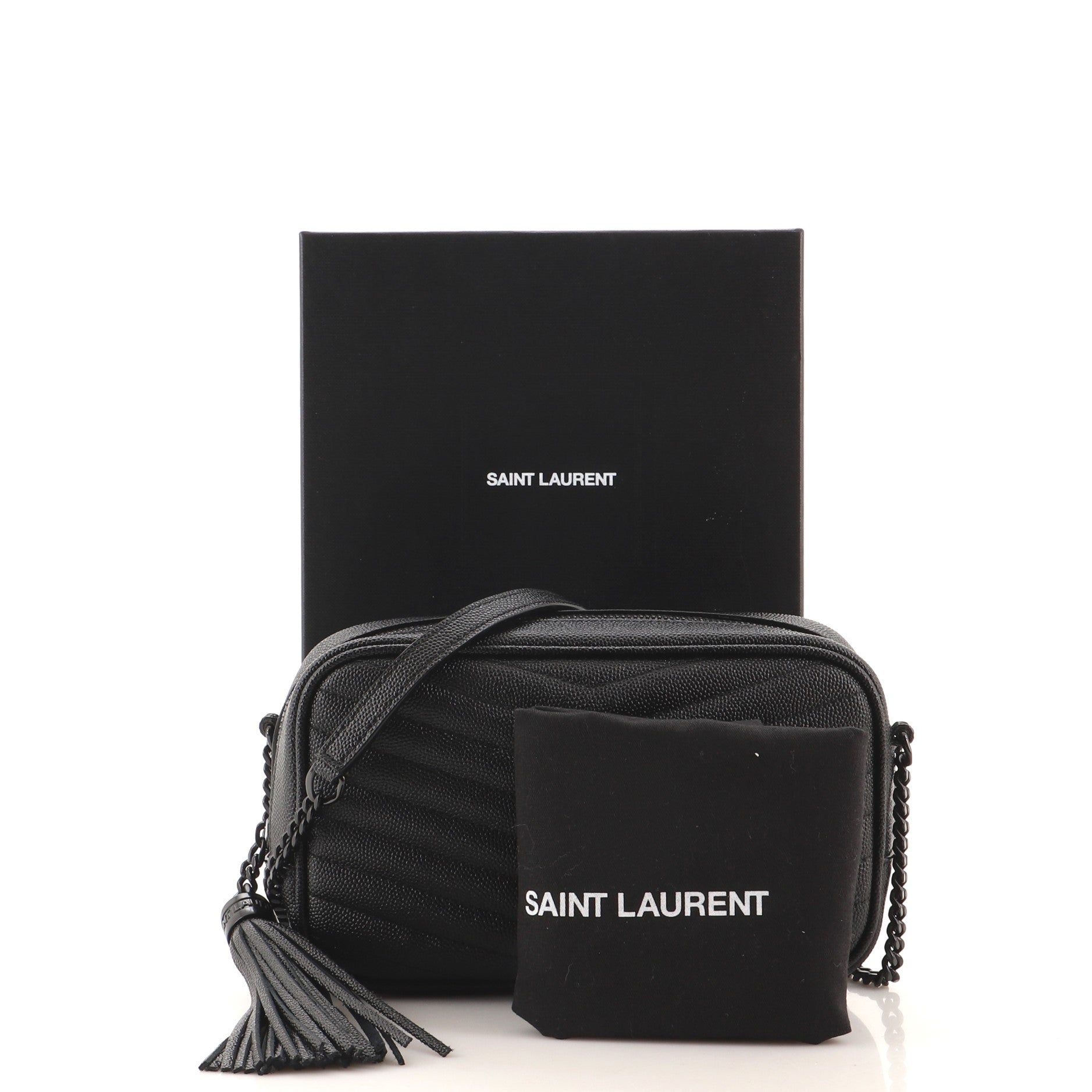 Lou Camera Bag Matelasse Chevron Leather Mini