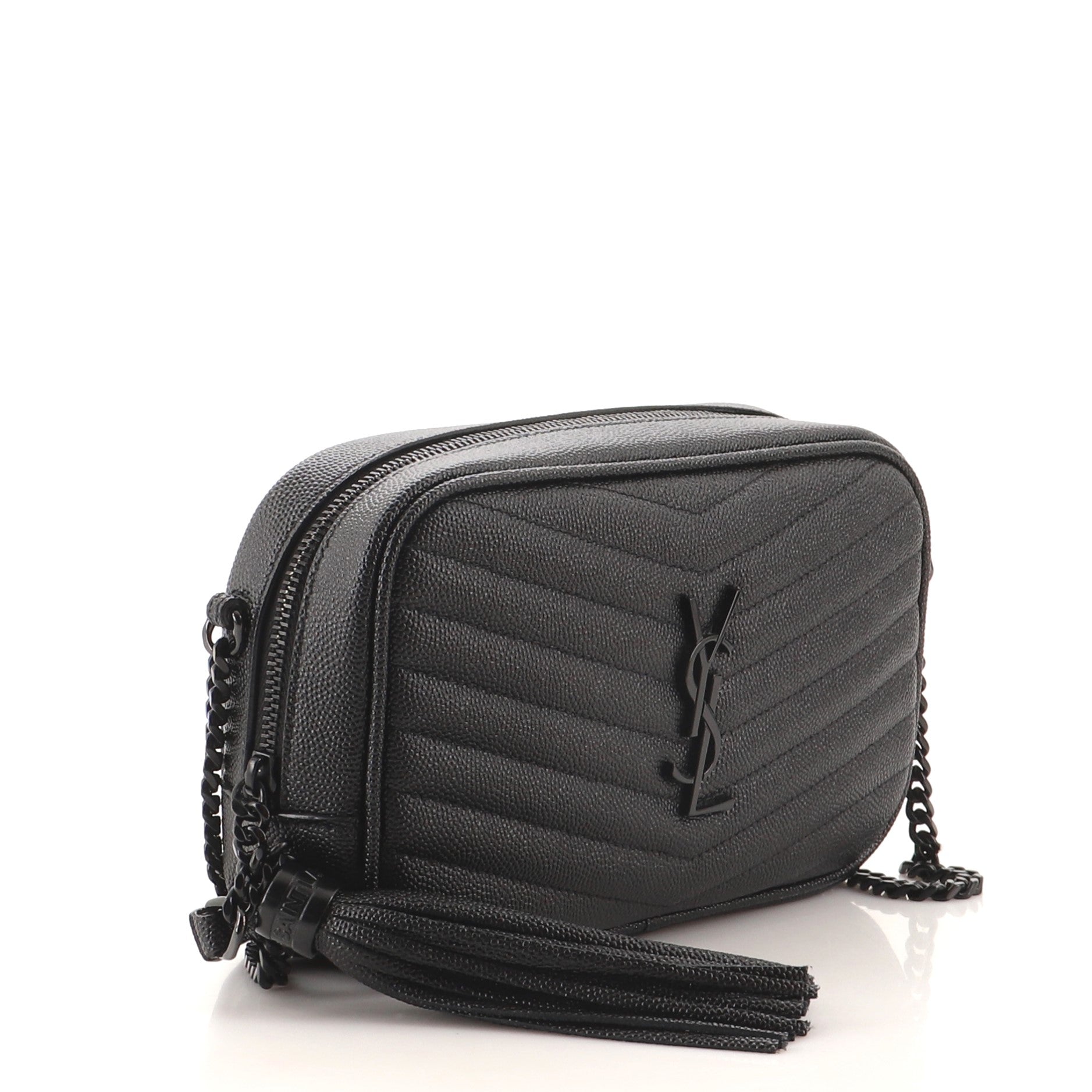 Lou Camera Bag Matelasse Chevron Leather Mini
