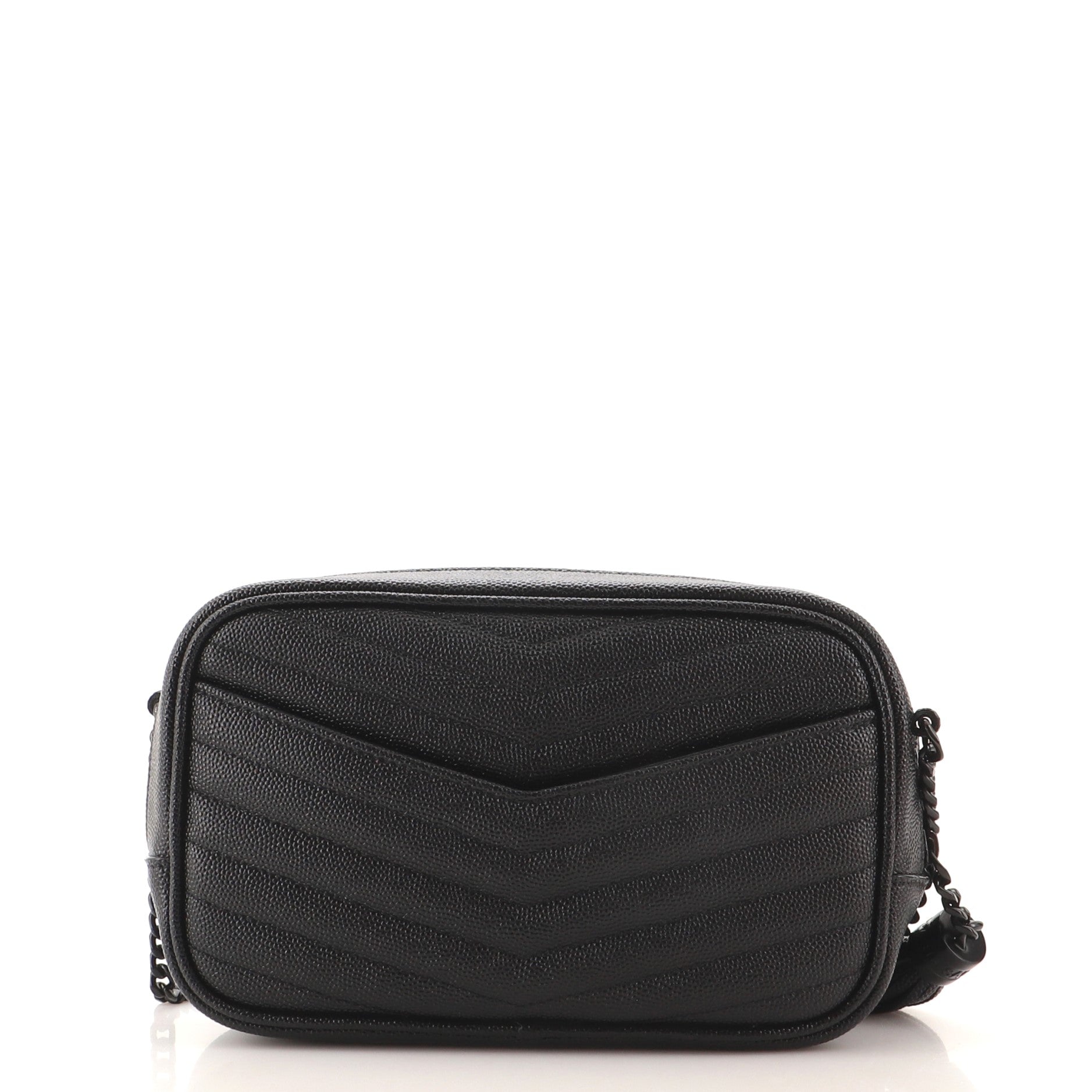 Lou Camera Bag Matelasse Chevron Leather Mini