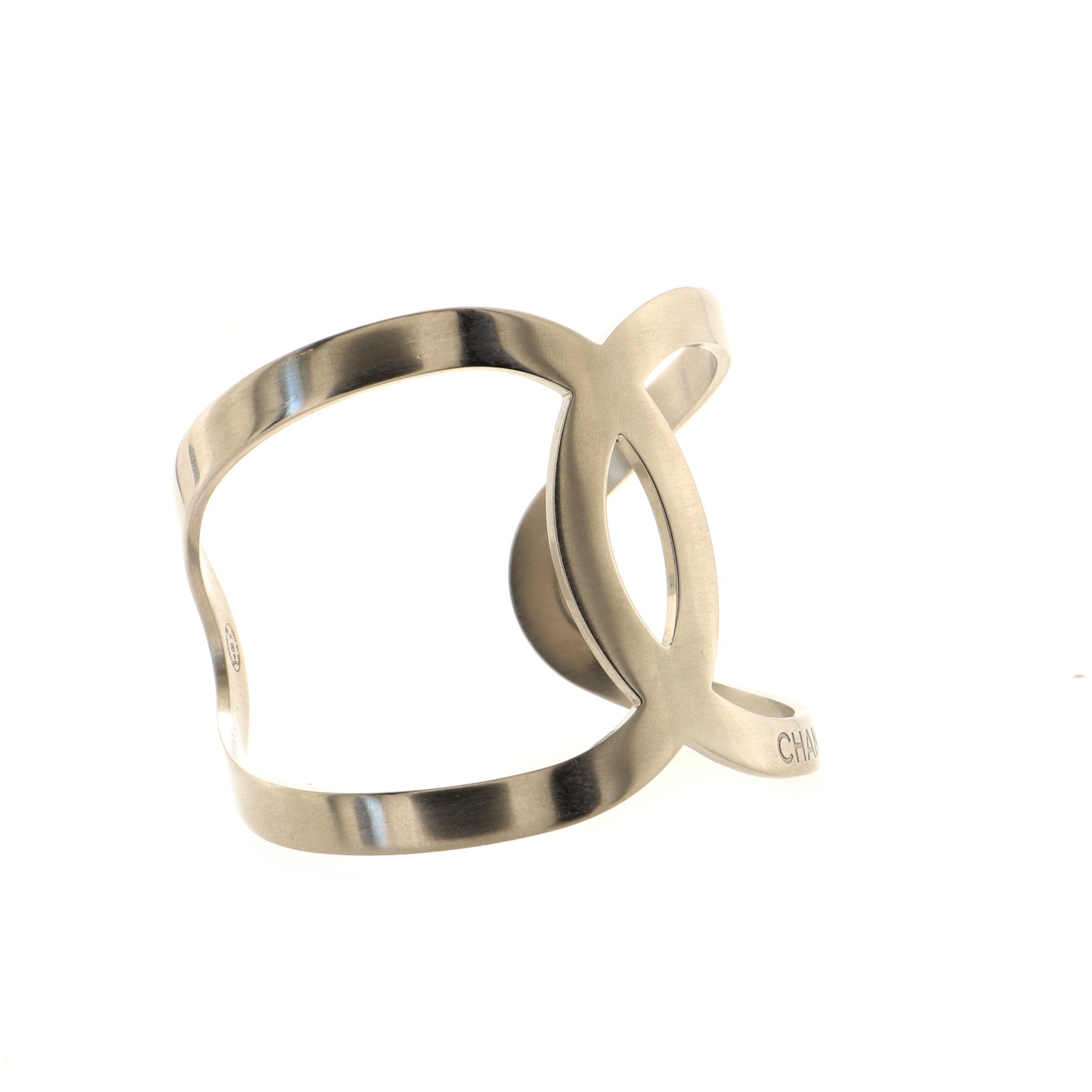CC Cut-Out Cuff Bracelet Metal Wide