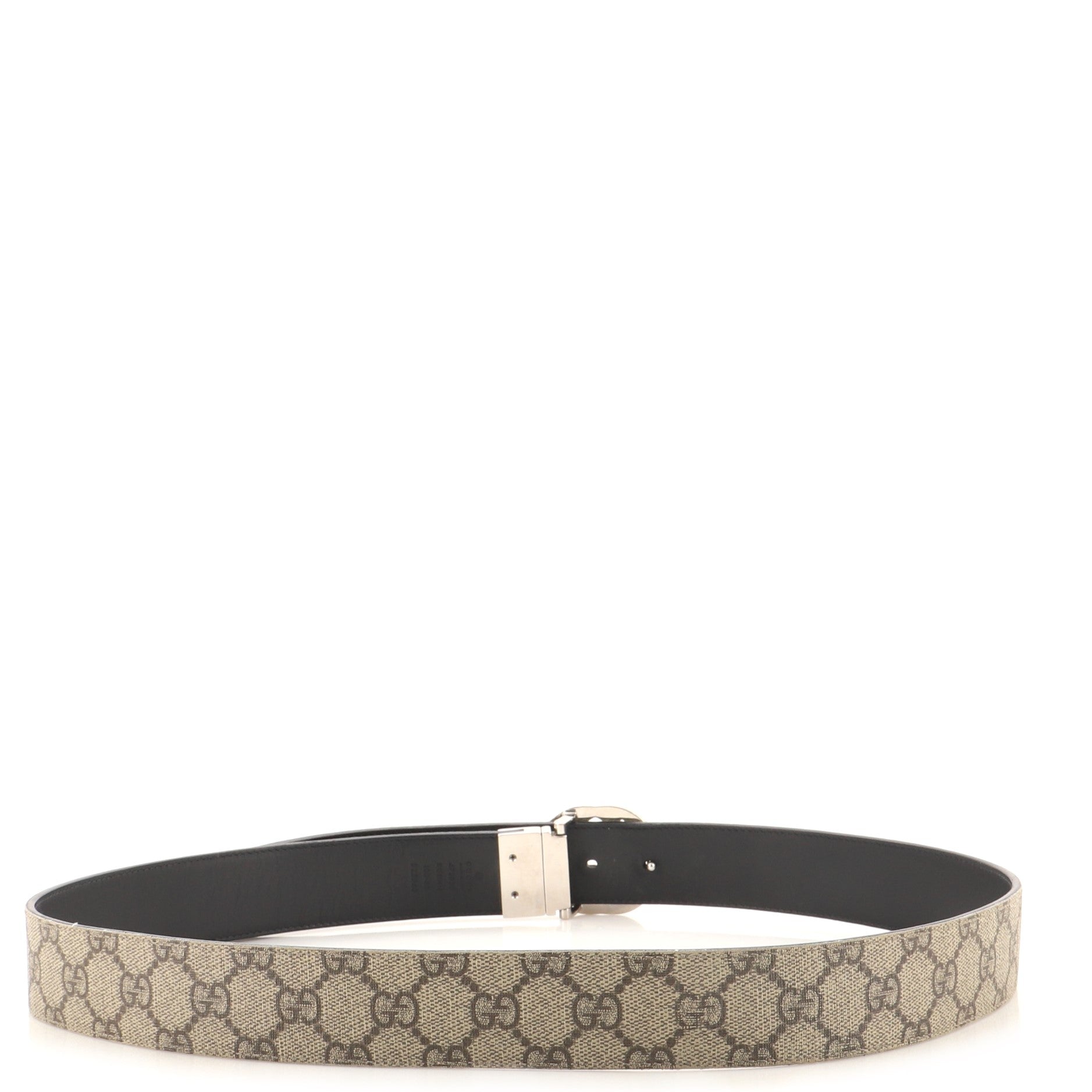 Interlocking G Belt GG Coated Canvas Wide 100