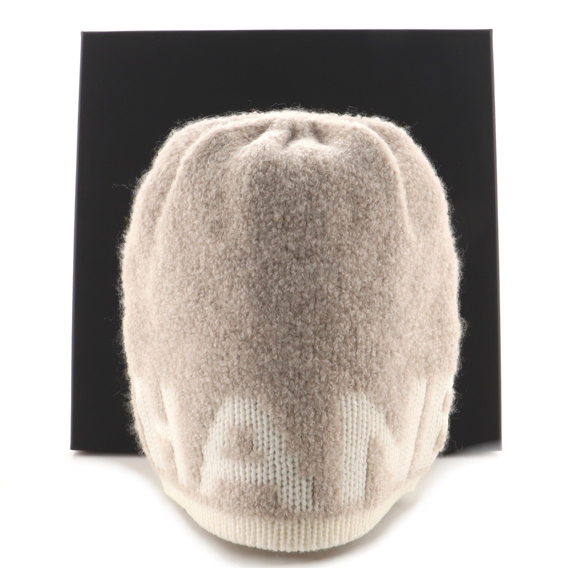 Logo Letters Beanie Cashmere and Wool with Silk XS
